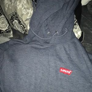 blue levi’s sweater